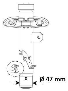 Амортизатор підвіски KYB 3338012 (фото 1)