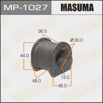 Втулка стабілізатора /front/ PAJERO/ V63W, V65W, V68W, V73W, V78W [уп.2] MASUMA MP1027