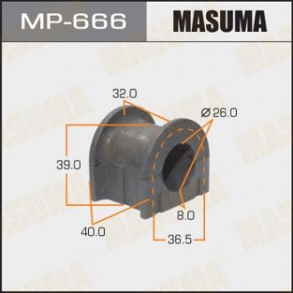 Втулка стабілізатора /front/ Land Cruiser Prado / KZJ95W, VZJ95W [уп.2] MASUMA MP666