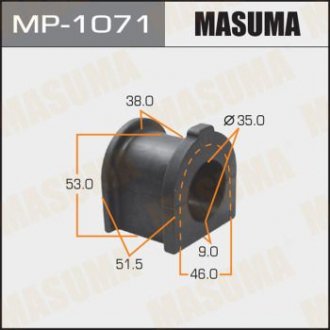 Втулка стабилизатора /front/ LAND CRUISER/ UZJ200, URJ202 07- [уп.2] MASUMA MP1071 (фото 1)
