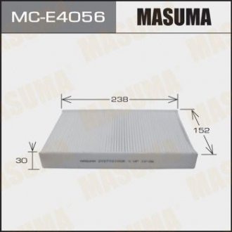 Салонний фільтр NISSAN JUKE 10- /RENAULT/ FLUENCE / V1600 09- (1/40) MASUMA MCE4056