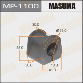 Втулка стабілізатора /rear/ PAJERO SPORT/ K94W, K96W, KH6W [уп.2] MASUMA MP1100