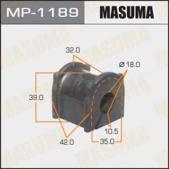 Втулка стабілізатора /rear/ LAND CRUISER PRADO/ KDJ150L, GRJ150L MASUMA MP1189 (фото 1)