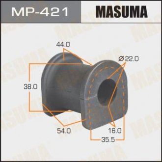 Втулка стабилизатора /front/ RVR N6##, N7##, Chariot N8##, N9## MASUMA MP421 (фото 1)