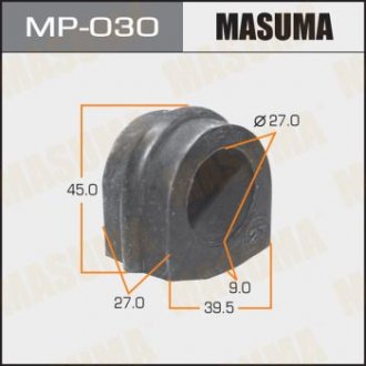 Втулка стабилизатора /front/ Terrano R50, C34,35, Y33 [уп.2] MASUMA MP030 (фото 1)
