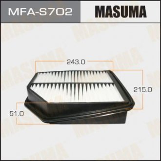 Повітряний фільтр A-979 SUZUKI/ ESCUDO/ TDB4W, TDA4W 08- (1/40) MASUMA MFAS702
