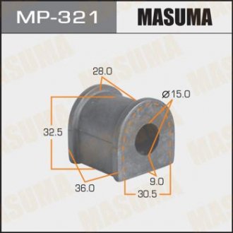 Втулка стабилизатора /rear/ Corolla AE104, AT175, SV21. GT MASUMA MP321 (фото 1)