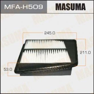 Воздушный фильтр A8515 LHD HONDA/ ACCORD/ CU1/ V2400 (1/40) MASUMA MFAH509 (фото 1)