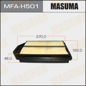 Воздушный фильтр A-895V LHD HONDA/ CR-V/ V2000 08-09 (1/40) MASUMA MFAH501