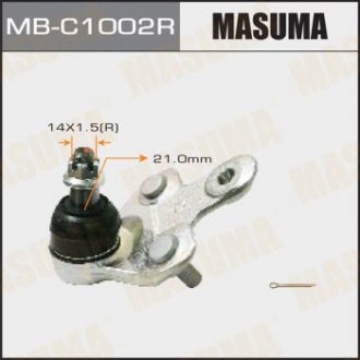 Шаровая опора front low HIGHLANDER/ ASU40, GSU45 09- RH MASUMA MBC1002R (фото 1)