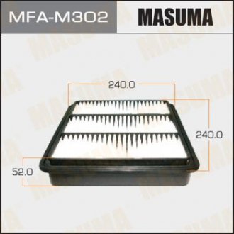 Воздушный фильтр A-3026 MITSUBISHI /L200/ KA4T, KB4T (1/20) MASUMA MFAM302 (фото 1)
