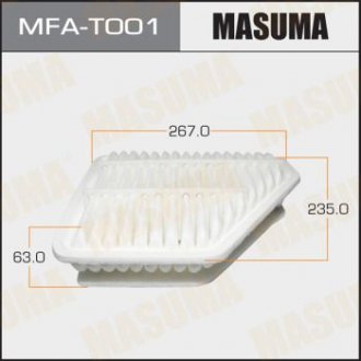 Воздушный фильтр A-1517 TOYOTA/ AYRIS/ #E150# 06-08 (1/40) MASUMA MFAT001