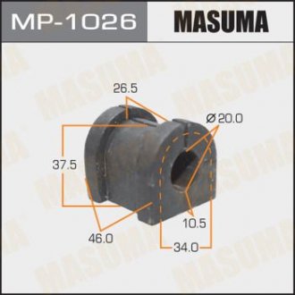 Втулка стабілізатора /rear/ OUTLANDER /CW5W, CW6W [уп.2] MASUMA MP1026