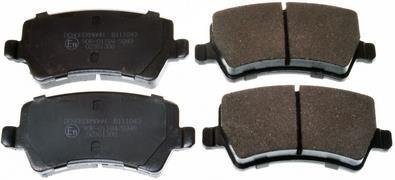 Тормозные колодки дисковые зад. Ford Galaxy 1.8 CTDI, 2.0 CTDI 06- Denckermann B111043 (фото 1)