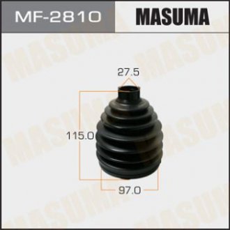 Пильовик ШРУСу Пластик MF-2810 X-TRAIL/ T30 front out MASUMA MF2810 (фото 1)