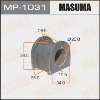 Втулка стабілізатора /rear/ OUTLANDER /CW5W, CW6W [уп.2] MASUMA MP1031