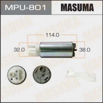 Бензонасос, с фильтром сеткой MPU-001. Subaru V=1800-2000 MASUMA MPU801