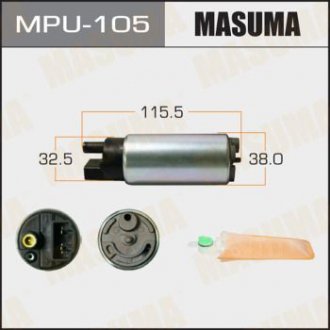 Бензонасос, с фильтром сеткой MPU-002. Toyota V=1500-2000 MASUMA MPU105