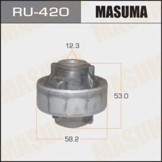 Сайлентблок TIIDA/C11/CUBE/ Z11/ MARCH/ K12/ front low MASUMA RU420 (фото 1)