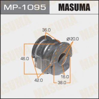 Втулка стабілізатора /rear/ TEANA, MURANO 08- [уп.2] MASUMA MP1095