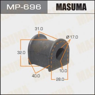 Втулка стабілізатора /front/ Camry Cracia, Mark SXV20 MASUMA MP696 (фото 1)