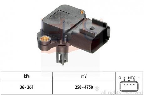 Датчик давления воздуха (вакуума) Ford Mondeo/Transit 2.0-2.4 00- EPS 1.993.076 (фото 1)