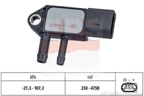 Датчик давления катализатора VAG Caddy/T5 10- (сажевого фильтра)) EPS 1.993.265
