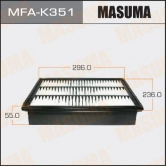 Воздушный фильтр LHD SSANG YONG/ ACTYON 2005- (1/20) MASUMA MFAK351