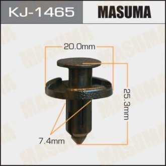 Кліпса автомобільна (автокріплення) 1465-KJ [уп.50] MASUMA KJ1465