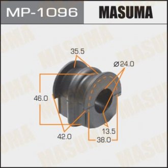 Втулка стабілізатора /rear/ MURANO/ Z51 10-[уп.2] MASUMA MP1096