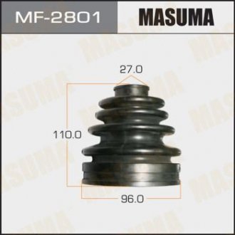 Пыльник ШРУСа MF-2801 LAND CRUISER/ #J100 front in MASUMA MF2801 (фото 1)