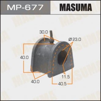 Втулка стабилизатора /front/ PAJERO io/ H62W,H72W MASUMA MP677 (фото 1)