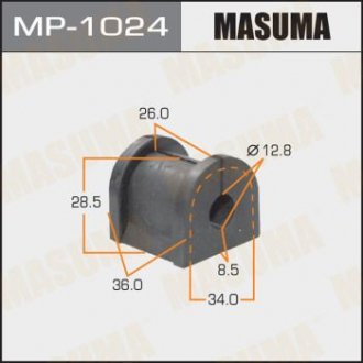 Втулка стабілізатора /rear /LANCER/ CS1A, CS3A MASUMA MP1024