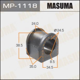 Втулка стабілізатора /rear/ MAZDA3 09- [уп.2] MASUMA MP1118