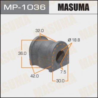 Втулка стабілізатора /rear ATENZA/ GGEP, GYEW MASUMA MP1036