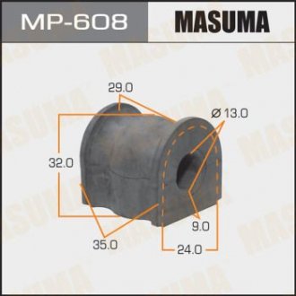 Втулка стабилизатора /rear/ Accord/ CF6, CF7 MASUMA MP608 (фото 1)