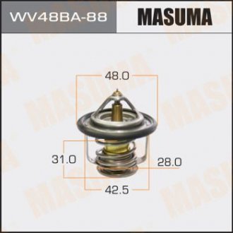 Термостат WV48BА-88, тоже WV48B-88 MASUMA WV48BA88 (фото 1)