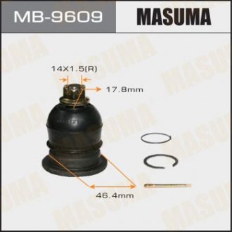 Шаровая опора front up L200/ KA4T (1/24) MASUMA MB9609 (фото 1)