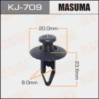 Кліпса автомобільна (автокріплення) 709-KJ MASUMA KJ709