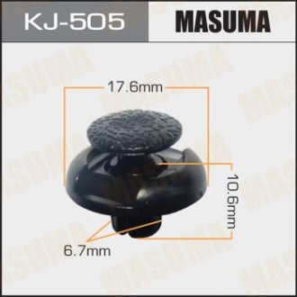Клипса автомобильная (автокрепеж) 505-KJ MASUMA KJ505 (фото 1)
