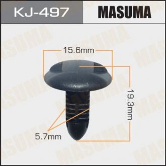 Кліпса автомобільна (автокріплення) 497-KJ MASUMA KJ497 (фото 1)