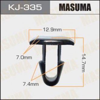 Кліпса автомобільна (автокріплення) 335-KJ MASUMA KJ335 (фото 1)
