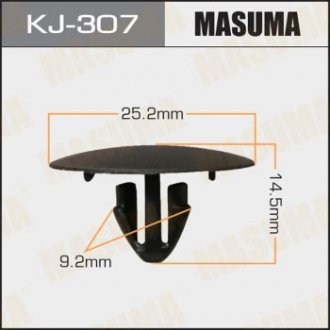 Кліпса автомобільна (автокріплення) 307-KJ MASUMA KJ307 (фото 1)