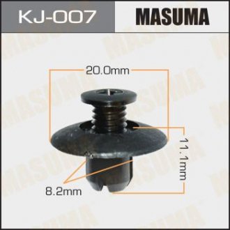 Кліпса автомобільна (автокріплення) 007-KJ MASUMA KJ007