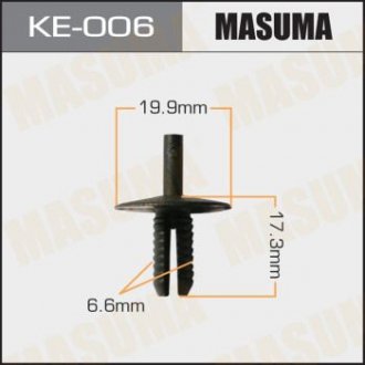 Кліпса автомобільна (автокріплення) 006-KE MASUMA KE006