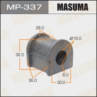 Втулка стабилизатора /rear/ COROLLA/ AE10# MASUMA MP337