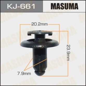Кліпса автомобільна (автокріплення) 661-KJ MASUMA KJ661