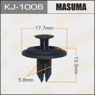 Кліпса автомобільна (автокріплення) 1006-KJ MASUMA KJ1006