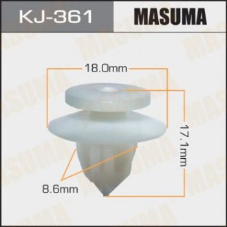 Кліпса автомобільна (автокріплення) 361-KJ MASUMA KJ361