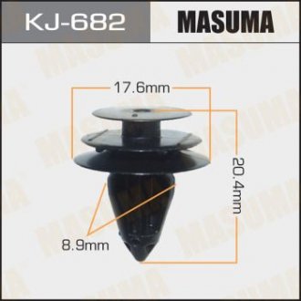 Кліпса автомобільна (автокріплення) 682-KJ MASUMA KJ682
